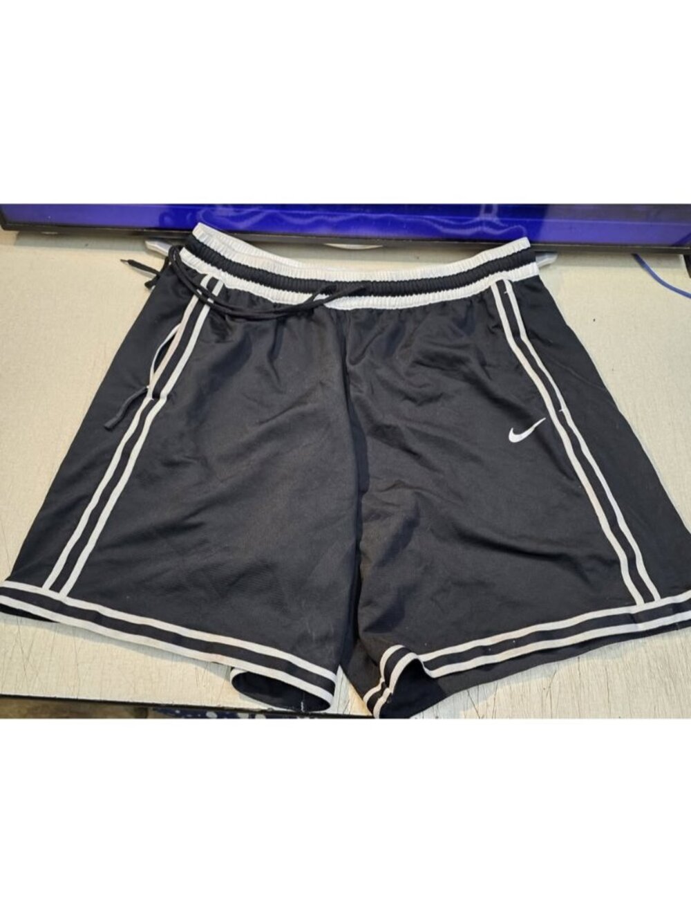 Nike Dri-FIT Basketball Shorts Black White 3XL
